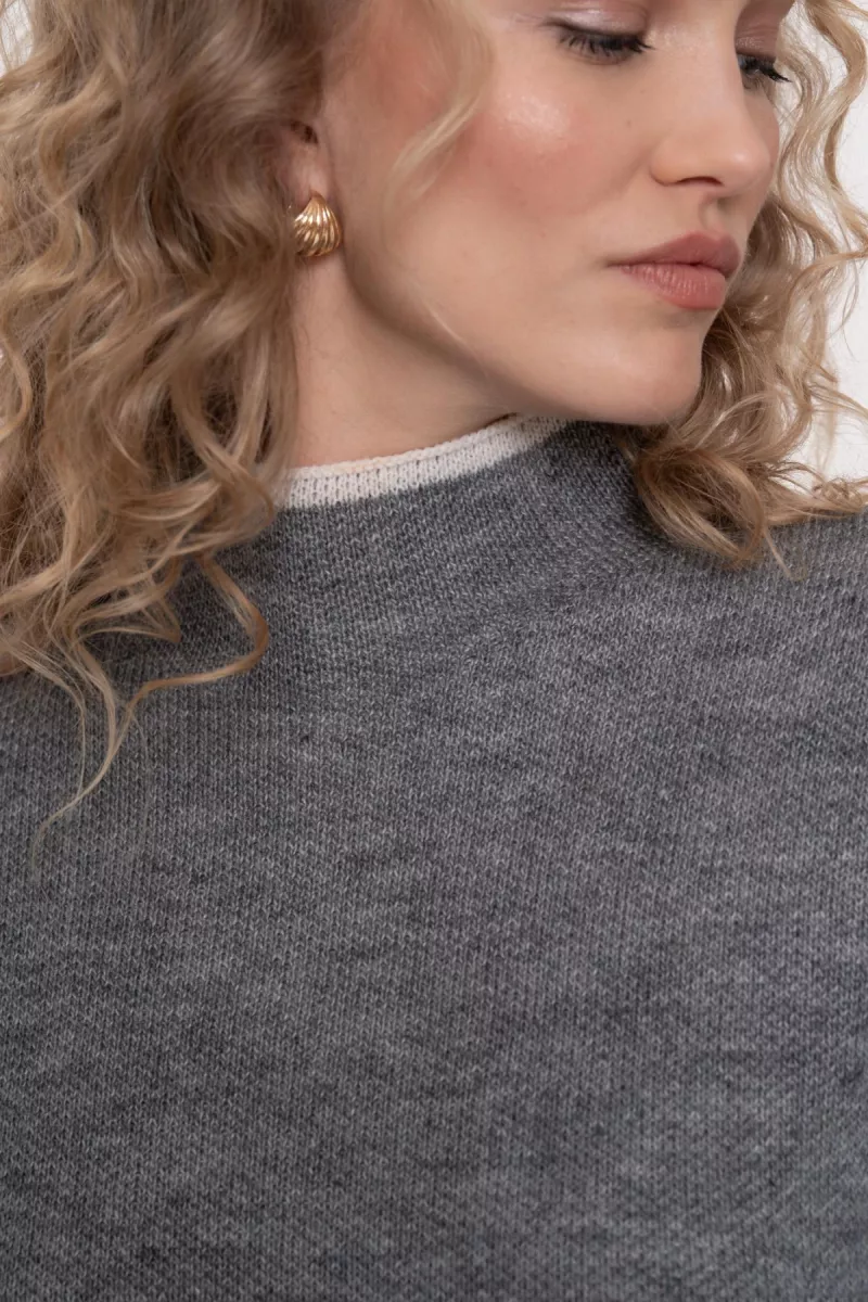 geisha-pull-turtle-contrast-stripe-54801-10-900-grey-melange-off-white-grijs-2 GEISHA-Pull turtle contrast stripe-54801-10-900 Grey melange off white-GRIJS