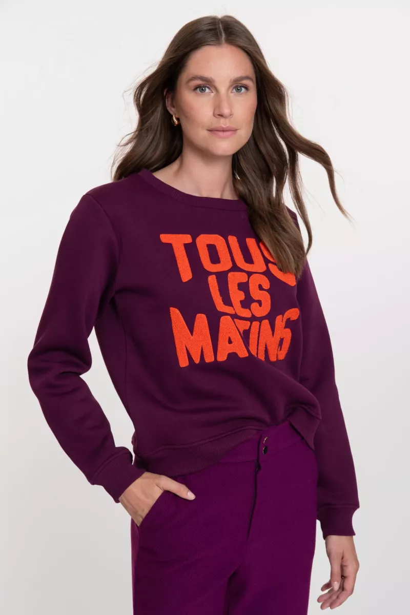 geisha-sweater-tous-les-matins-52891-24-380-purple-orange-paars-3 GEISHA-Sweater tous les matins-52891-24-380 Purple orange-PAARS