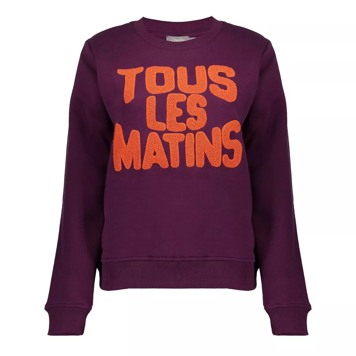 GEISHA-Sweater tous les matins-52891-24-380 Purple orange-PAARS
