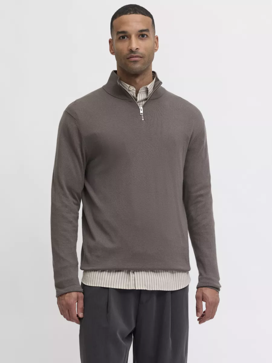 jack-jones-jjeemil-knit-half-zip-noos-12189339-falcon-paars-2 JACK & JONES-JJEEMIL KNIT HALF ZIP NOOS-12189339-Falcon-PAARS