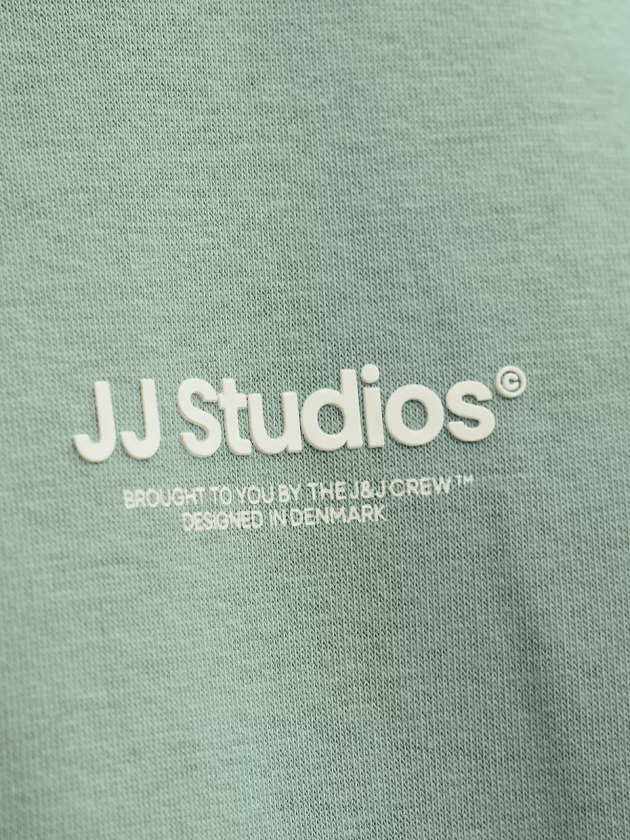 JACK & JONES-JJESOHO SWEAT CREW NECK NOOS-12278791-Mineral blue-BLUE