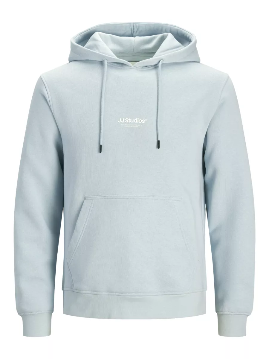 JACK & JONES-JJESOHO SWEAT HOOD NOOS-12278789-Celestial blue-BLUE