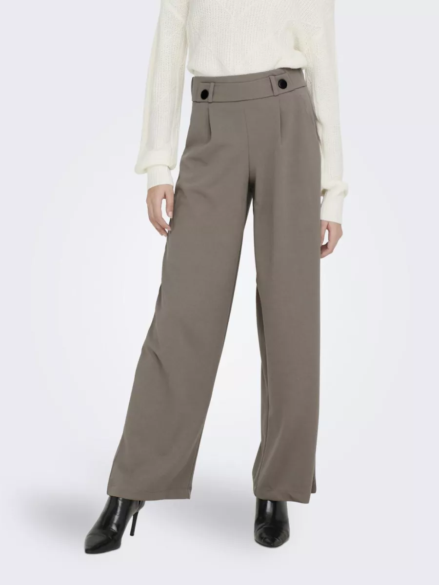 JDY-JDYGEGGO LIFE NEW LONG PANT JRS NOO-15208430-Driftwood-ZAND