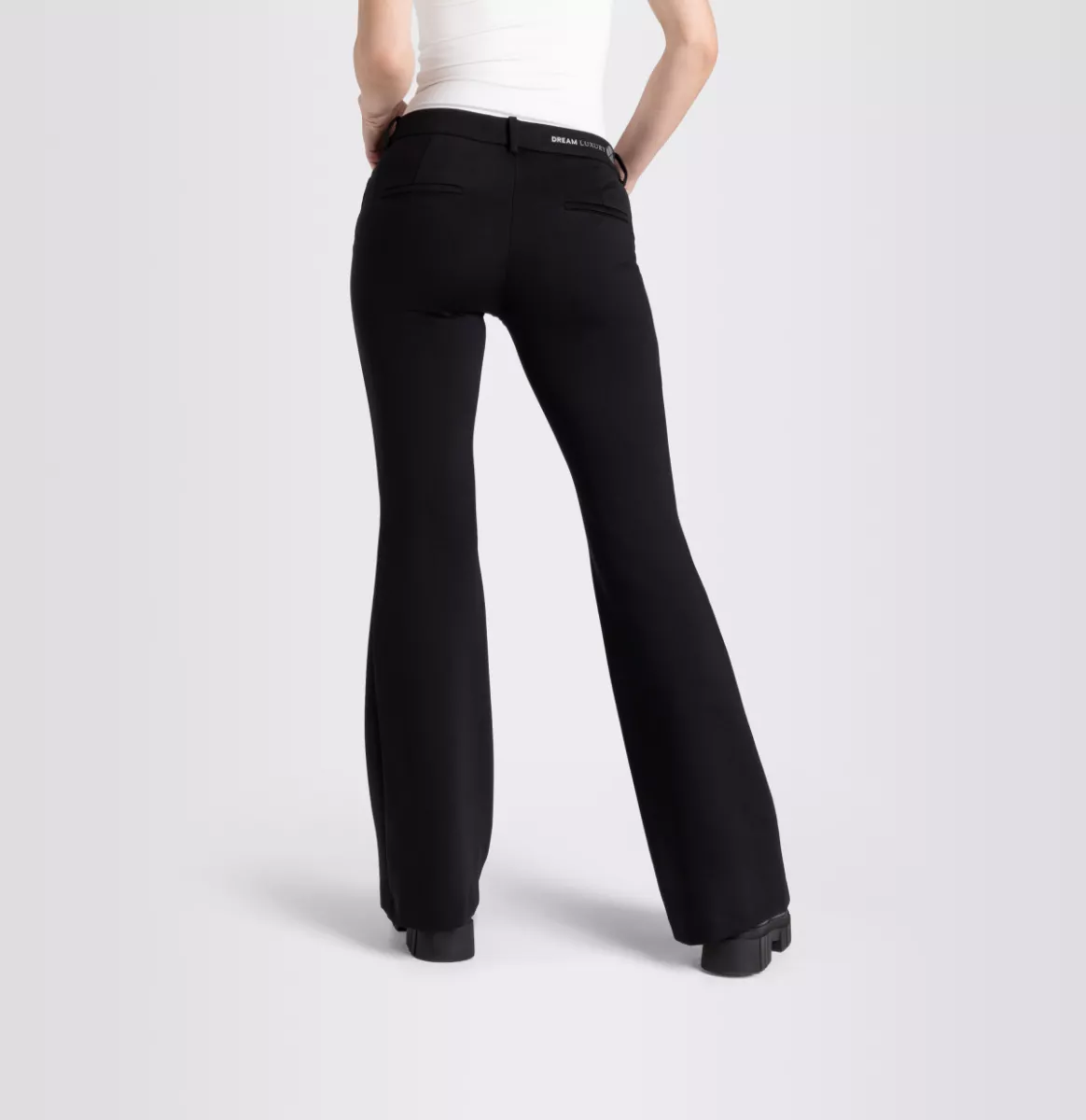 MAC-DREAM BOOT; 4; Trousers MAC Ladies-0127552800-090 Black-ZWART