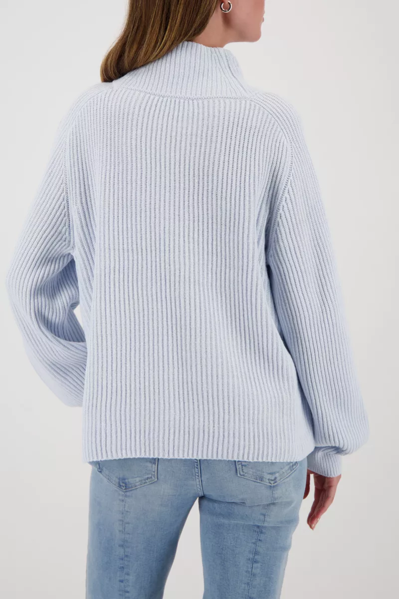 monari-knitted-jumper-with-side-slits-809637-735-ice-blue-ice-blue-2 Monari-Knitted jumper with side slits-809637-735 Ice blue-ICE BLUE