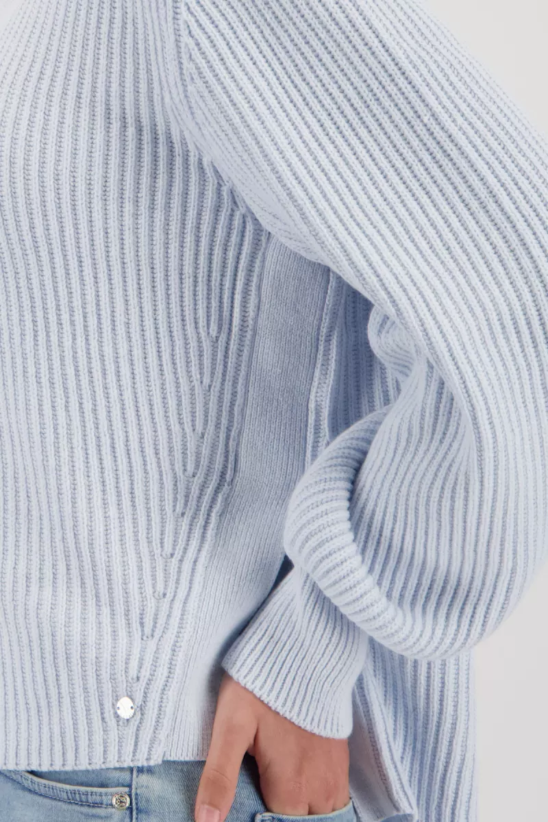 monari-knitted-jumper-with-side-slits-809637-735-ice-blue-ice-blue-3 Monari-Knitted jumper with side slits-809637-735 Ice blue-ICE BLUE