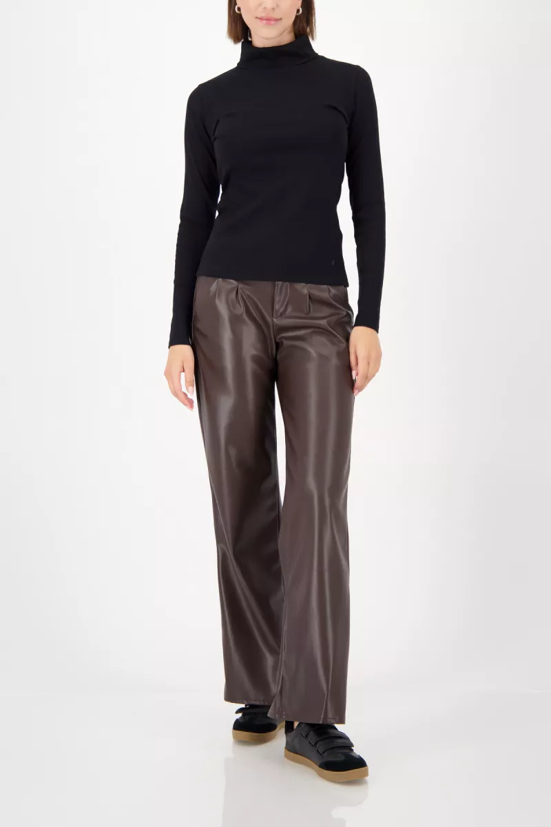 monari-long-sleeved-shirt-with-turtleneck-809437-999-black-zwart-4 Monari-Long sleeved shirt with turtleneck-809437-999 Black-ZWART