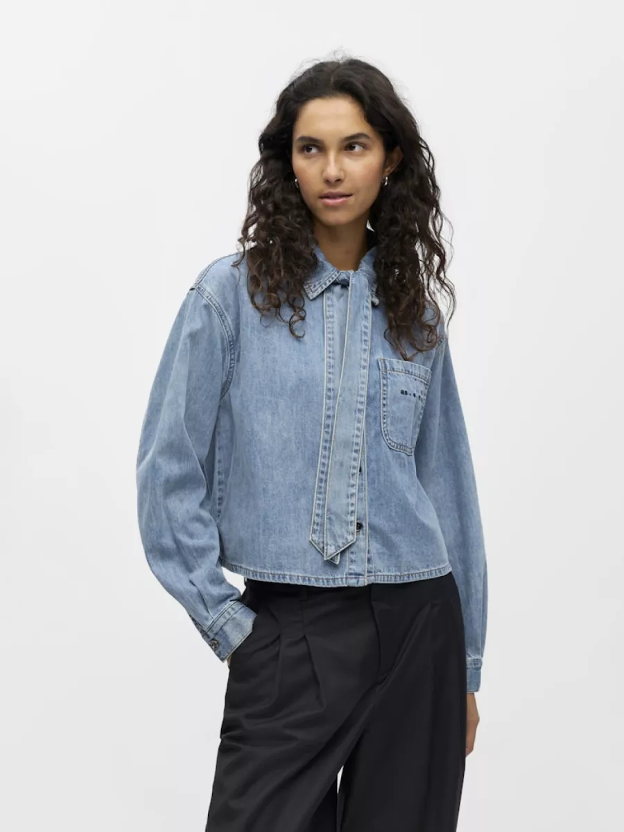 object-objvilma-l-s-re-short-denim-shirt-1-23048036-medium-blue-denim-denim-3 OBJECT-OBJVILMA L/S RE SHORT DENIM SHIRT 1-23048036-Medium Blue Denim-DENIM
