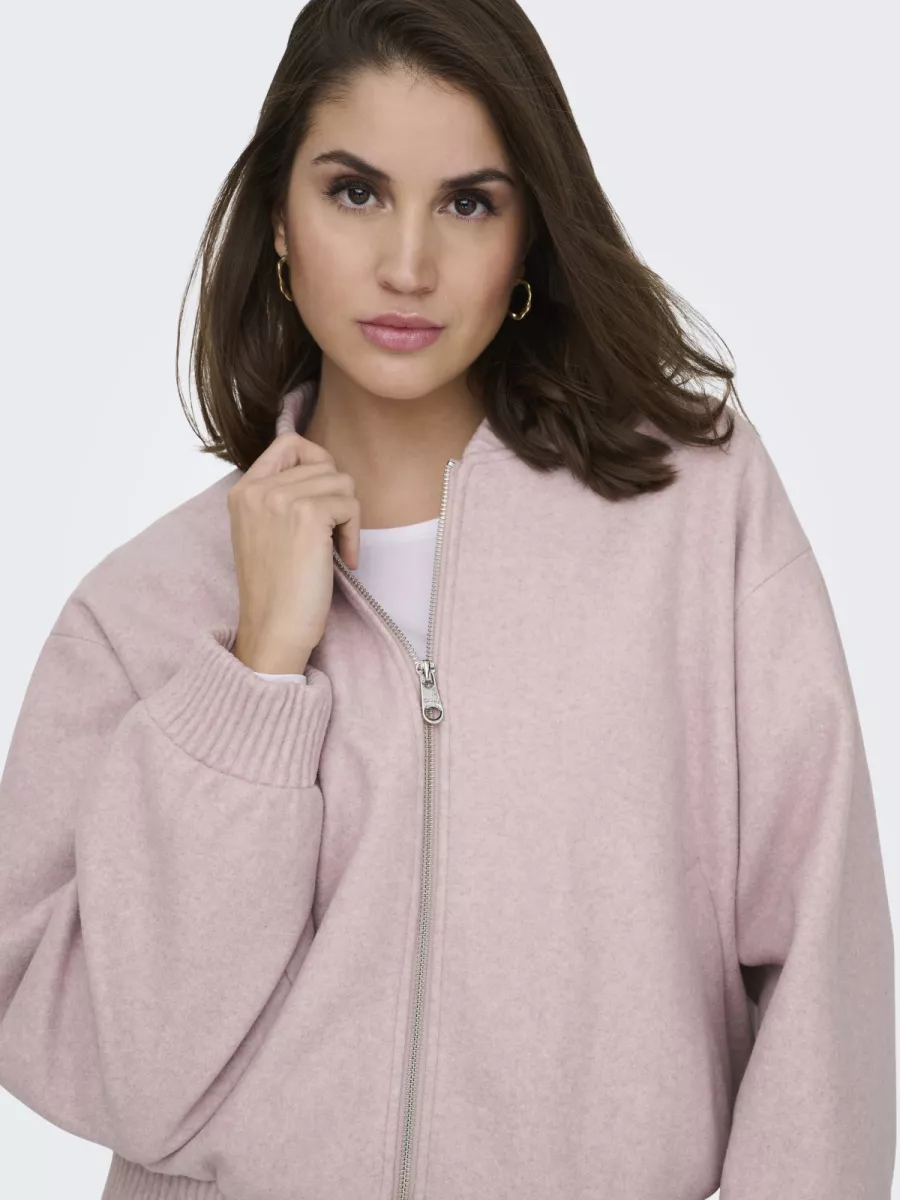 ONLY-ONLELBA LIFE BOMBER JACKET CC OTW-15360974-Burnished Lilac-OUD ROSE