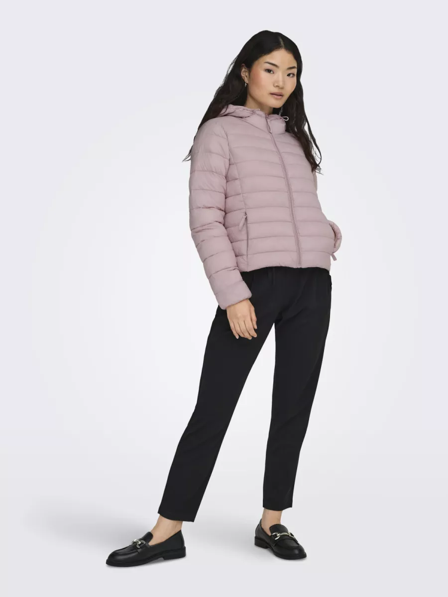 ONLY-ONLTAHIA LW QUILTED HOOD JKT NOOS O-15352020-Burnished Lilac-ROSE
