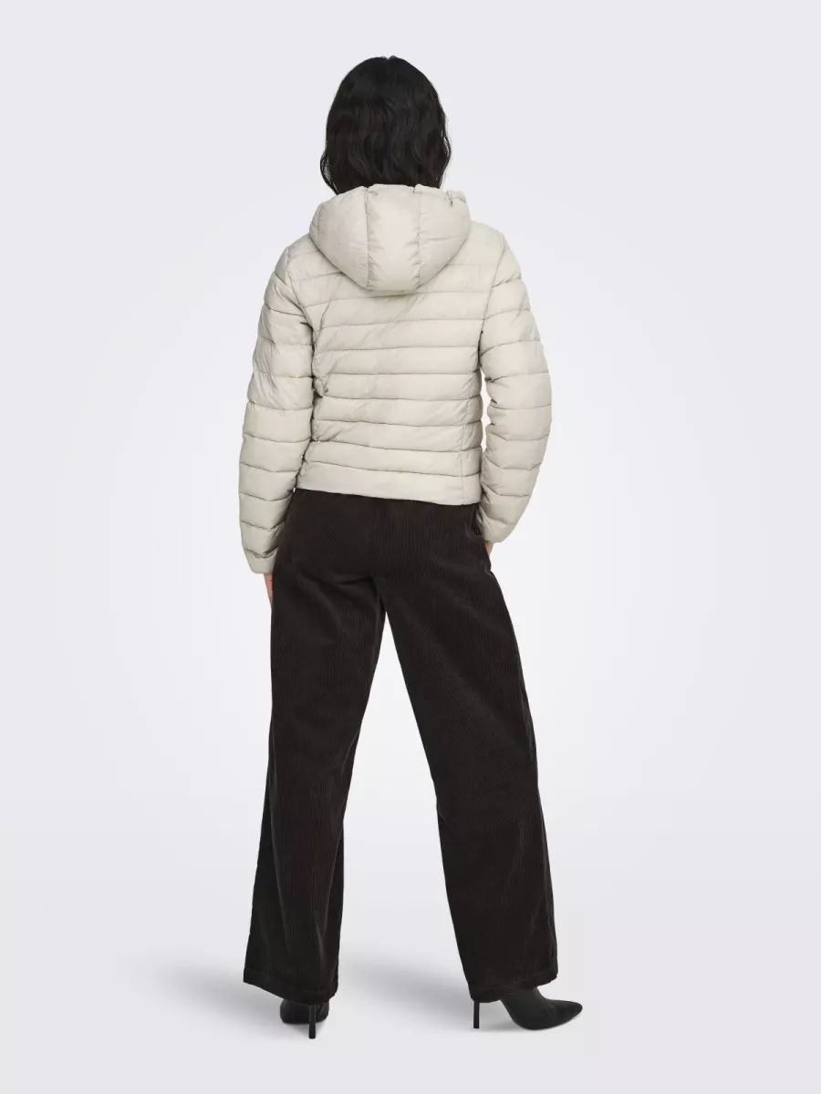 ONLY-ONLTAHIA LW QUILTED HOOD JKT NOOS O-15352020-Pumice Stone-STONE