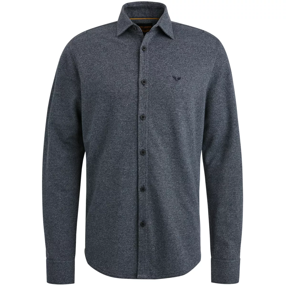 PME LEGEND-Long Sleeve Shirt Poly Ctn L.W. St-PSI2408206-5281 Salute-BLUE