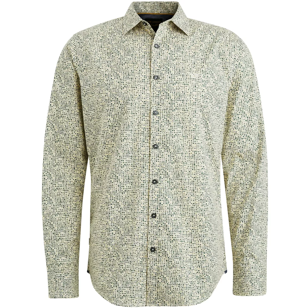 PME LEGEND-Long Sleeve Shirt Print On Poplin-PSI2409221-7011 Birch-BEIGE