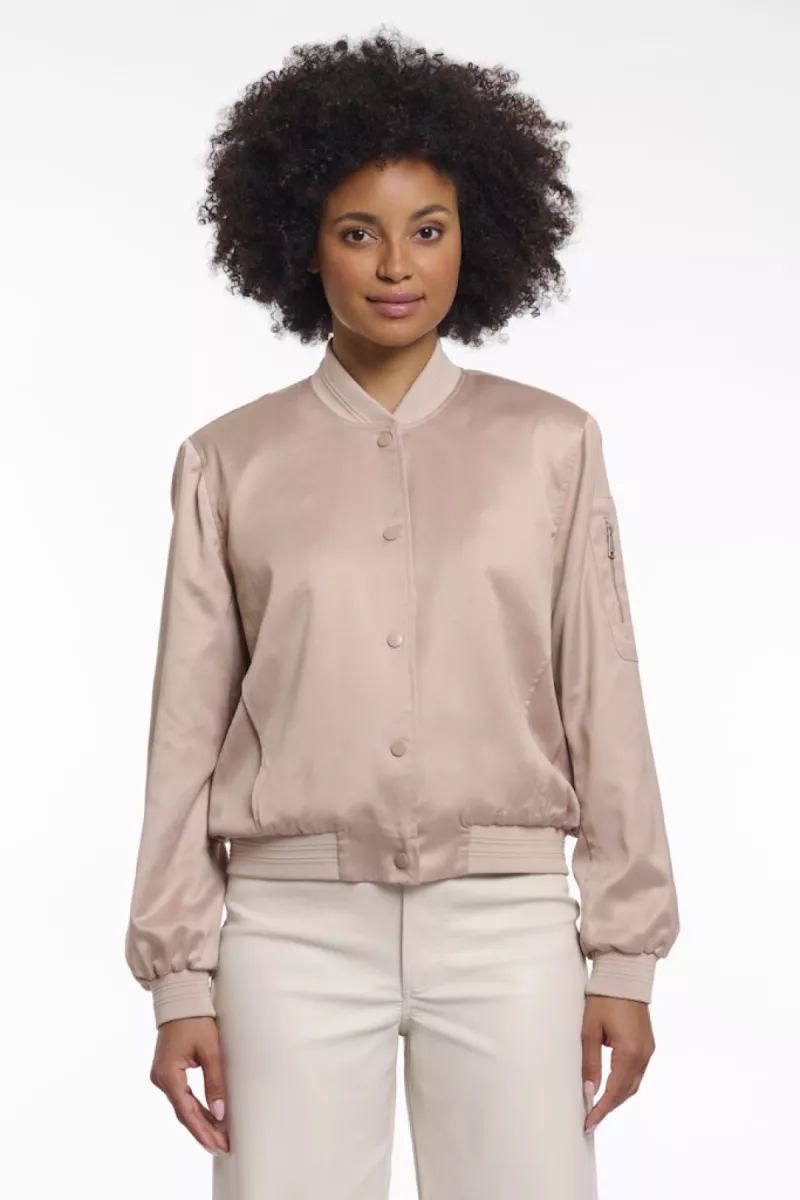 RINO & PELLE-Bomber Jacket-Banner.7002621-11018 Smoked Pearl-PAREL