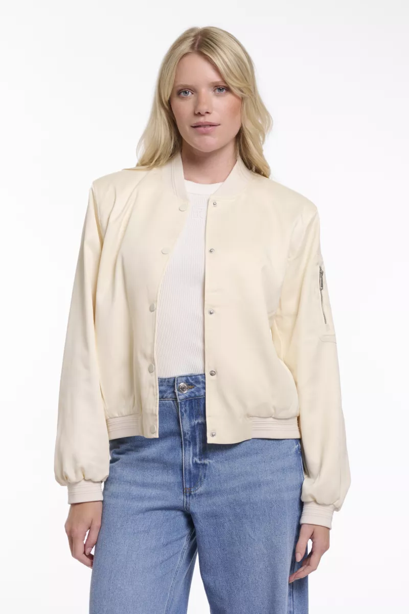 RINO & PELLE-Bomber Jacket-Banner.7002621-9030 birch-CREME