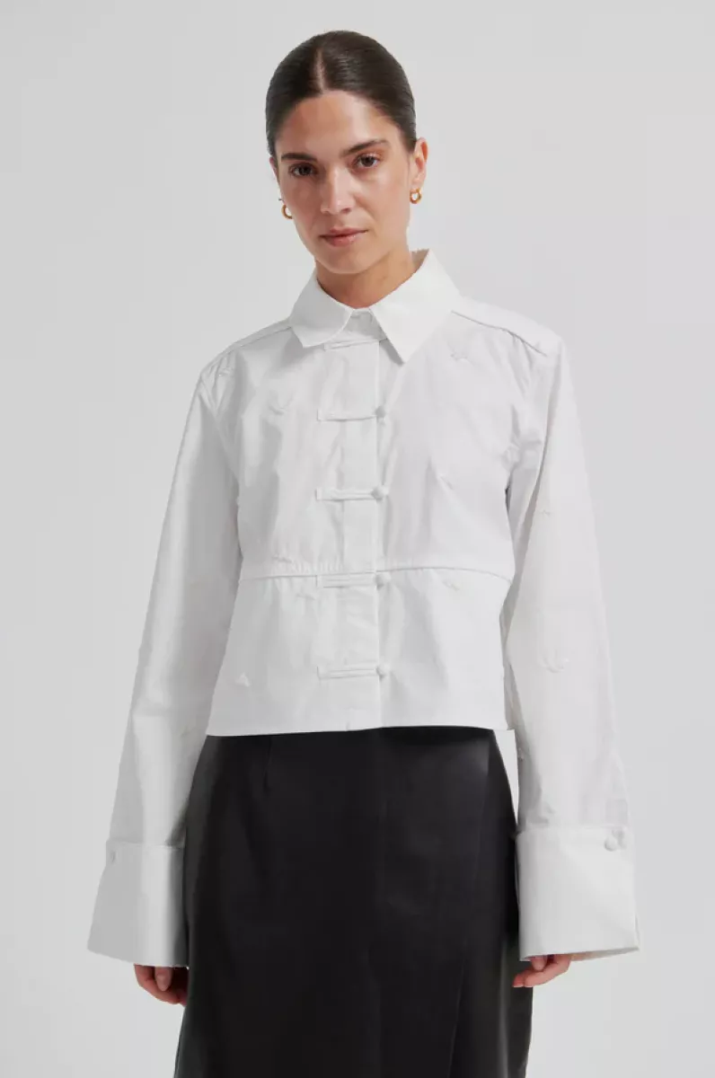 Second Female-Blouse LM-Silva Shirt-1001 White-WIT