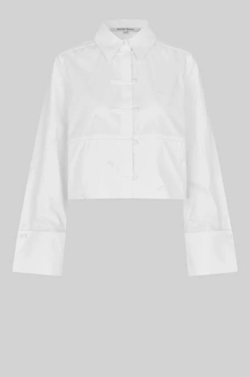 Second Female-Blouse LM-Silva Shirt-1001 White-WIT