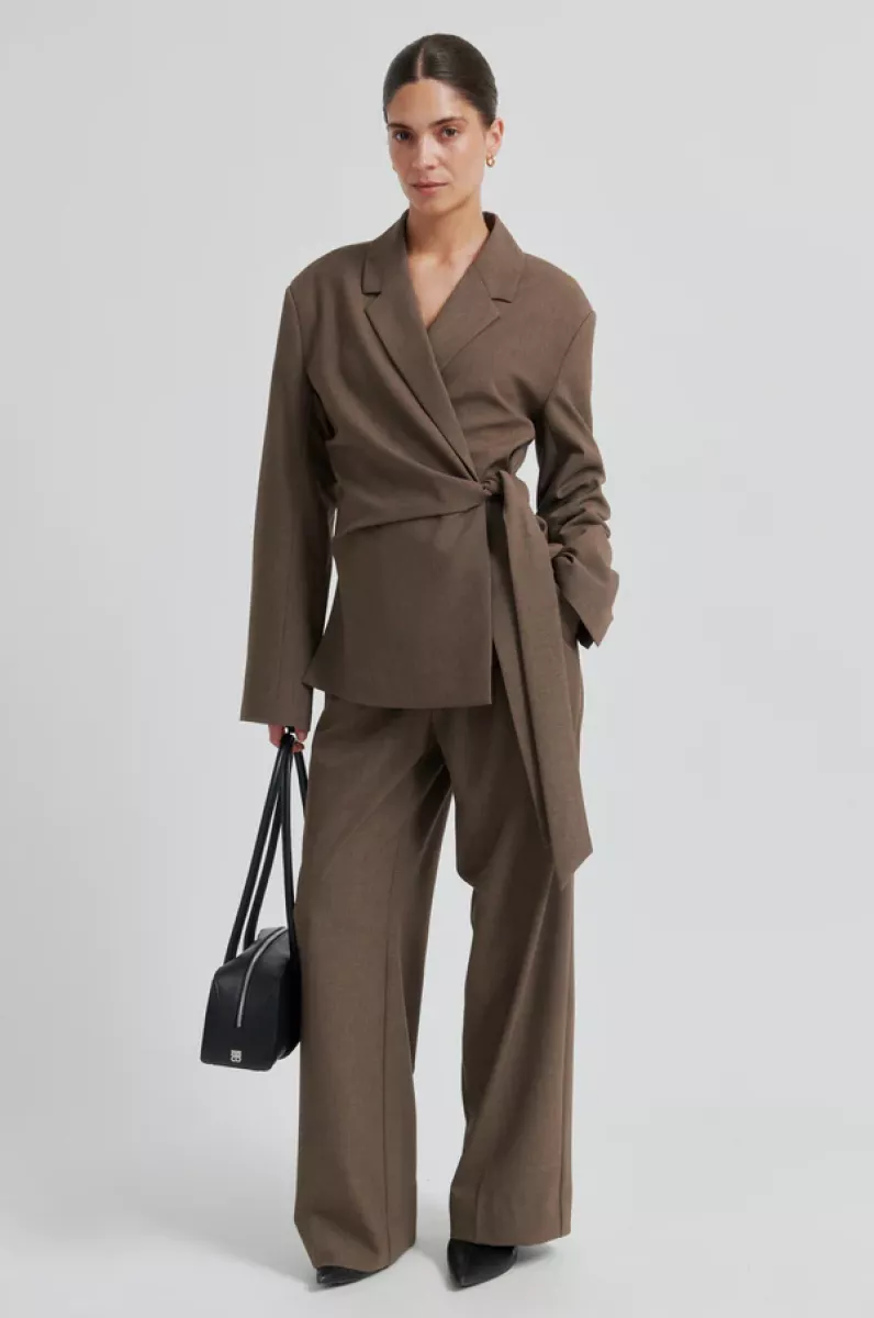 Second Female-Pant-Dakota Trousers-6144 Mid Brown-BRUIN