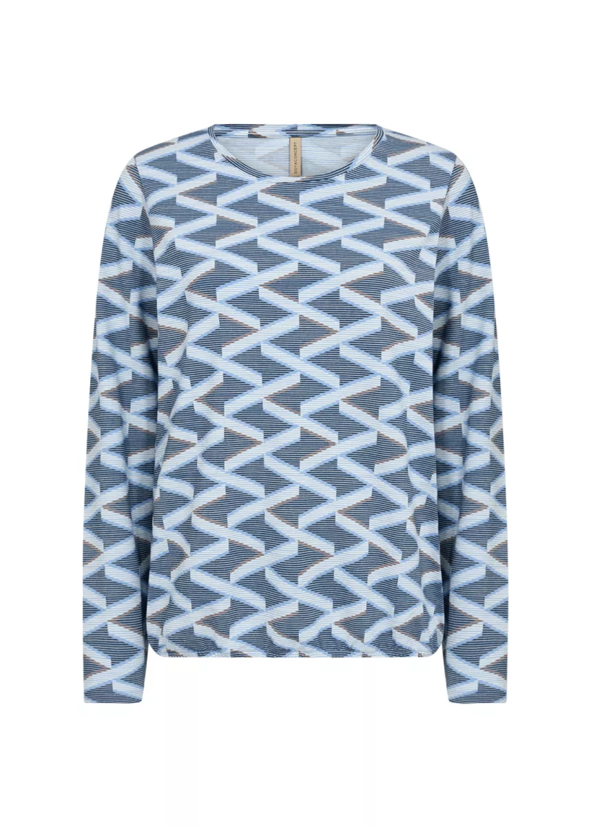 SOYA CONCEPTS--Galina 69-6910-BLAUW COMBINATIE