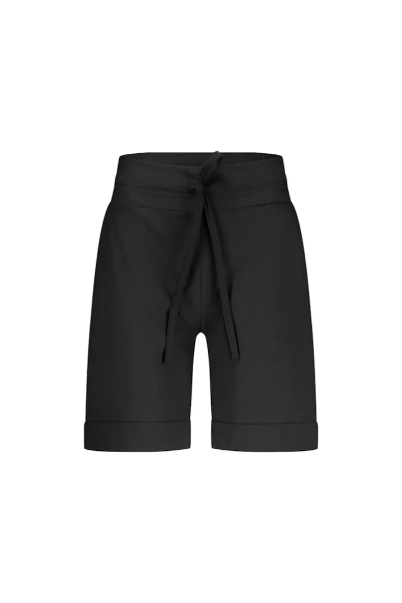 STUDIO ANNELOES-City bermuda-94774-9000 black-ZWART/WIT