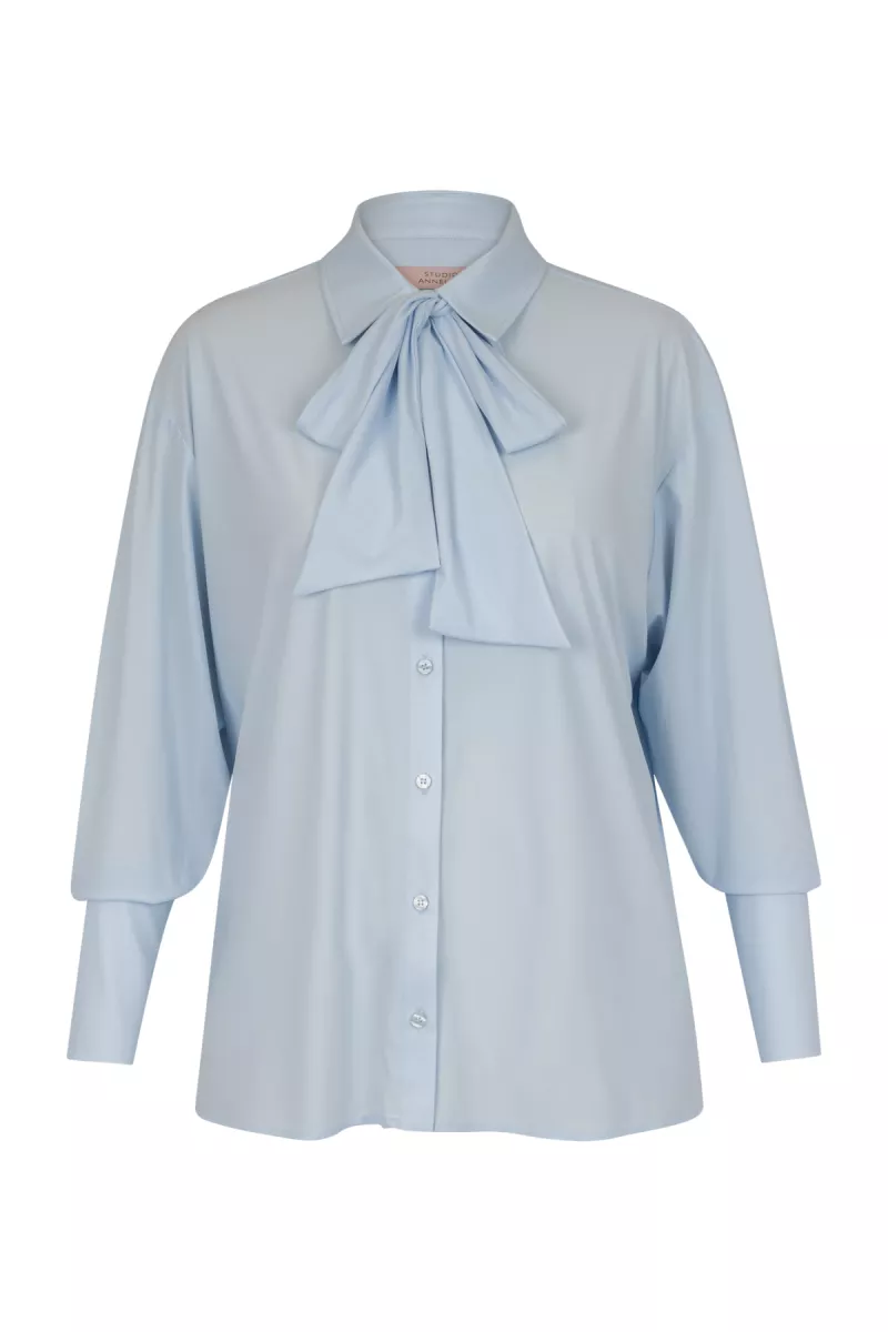 STUDIO ANNELOES-Hollis top-13449-7000 Pastel blue-BLAUW