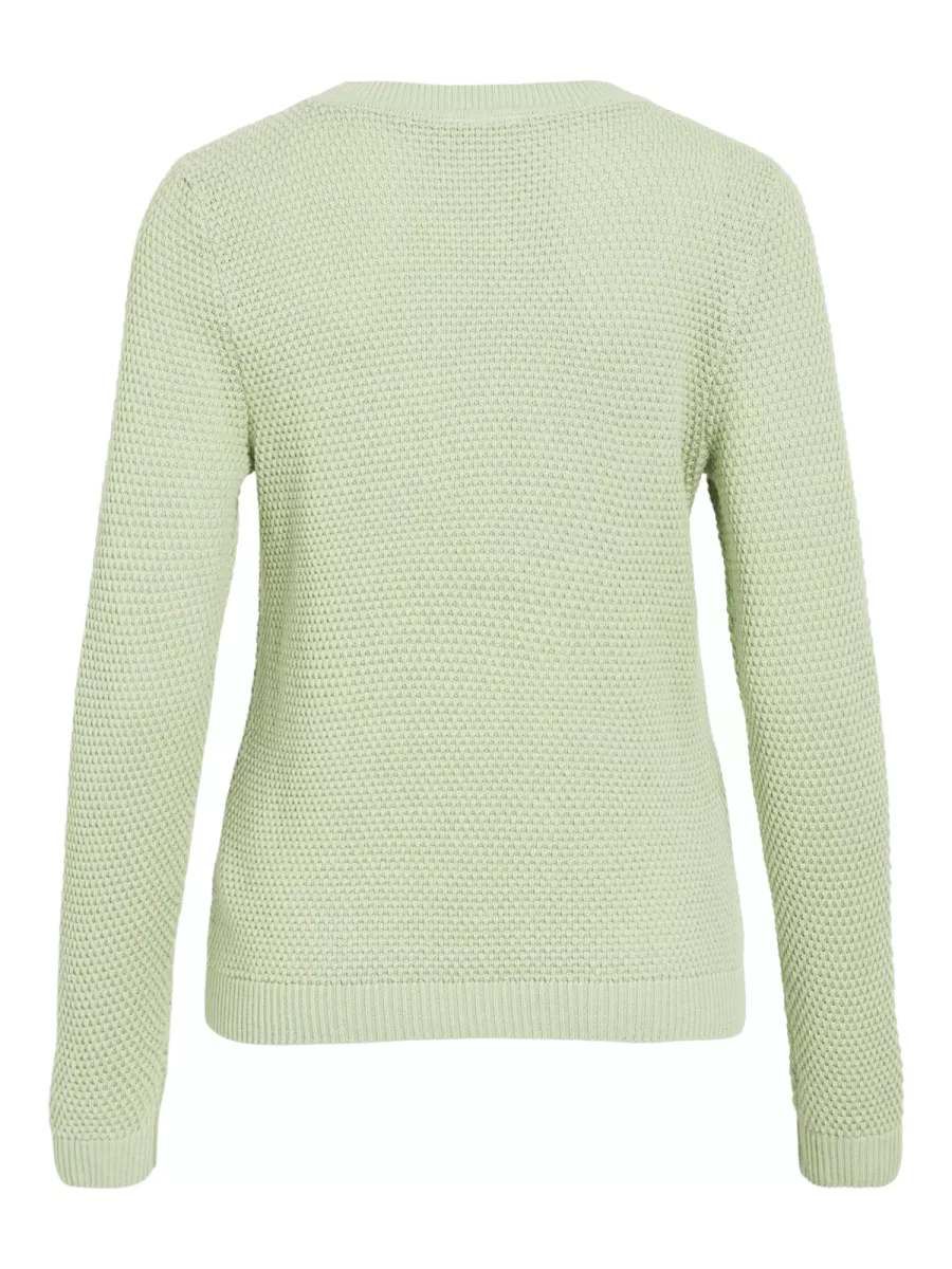 vila-vidalo-o-neck-l-s-knit-top-noos-14082767-smoke-green-groen-4 VILA-VIDALO O-NECK L/S KNIT TOP- NOOS-14082767-Smoke Green-GROEN