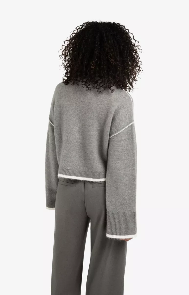 yaya-trui-met-contrasterende-lijnen-mohair-wool-polyamide-elastane-990322-01-000519-510-990322-taupe-2 YAYA-Trui met contrasterende lijnen; Mohair/Wool/Polyamide/Elastane; 990322-01-000519-510-990322-TAUPE