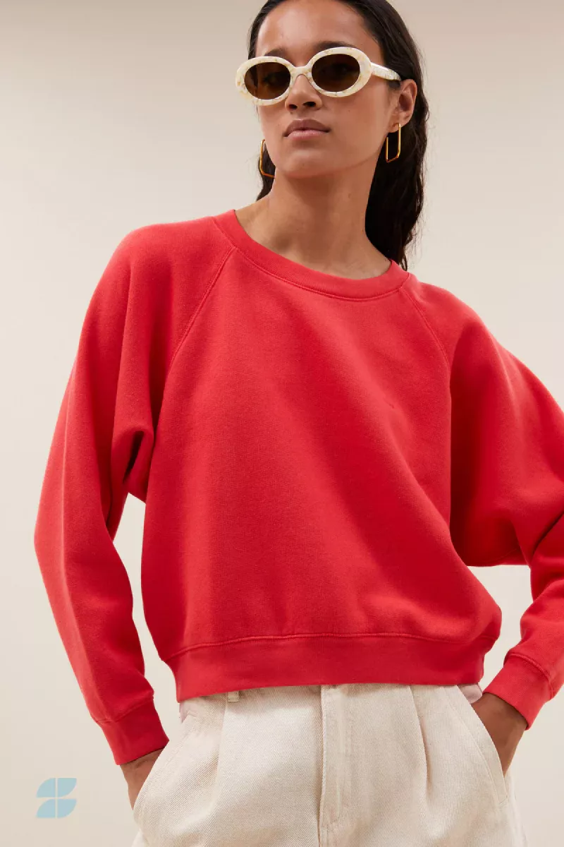 By-bar-Carrie Sweater-26218907-305 Poppy Red-ROOD
