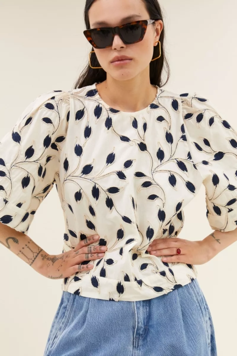 By-bar-Olivia Botanic-262112052-856 Midnight-BLAUW COMBINATIE