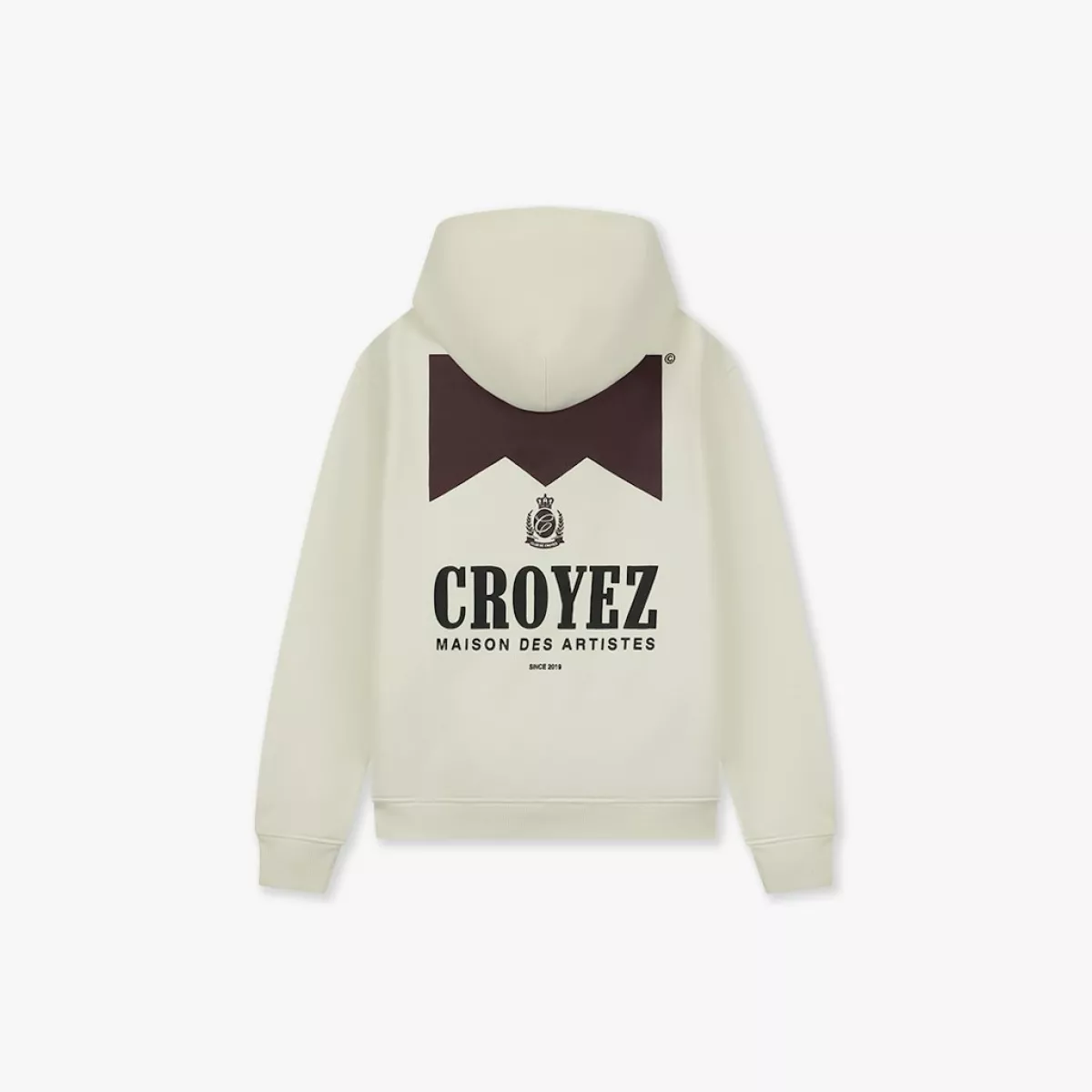 Croyez-Maison fumes zip hoodie-CRA20026011-40002 Off white-OFF WHITE