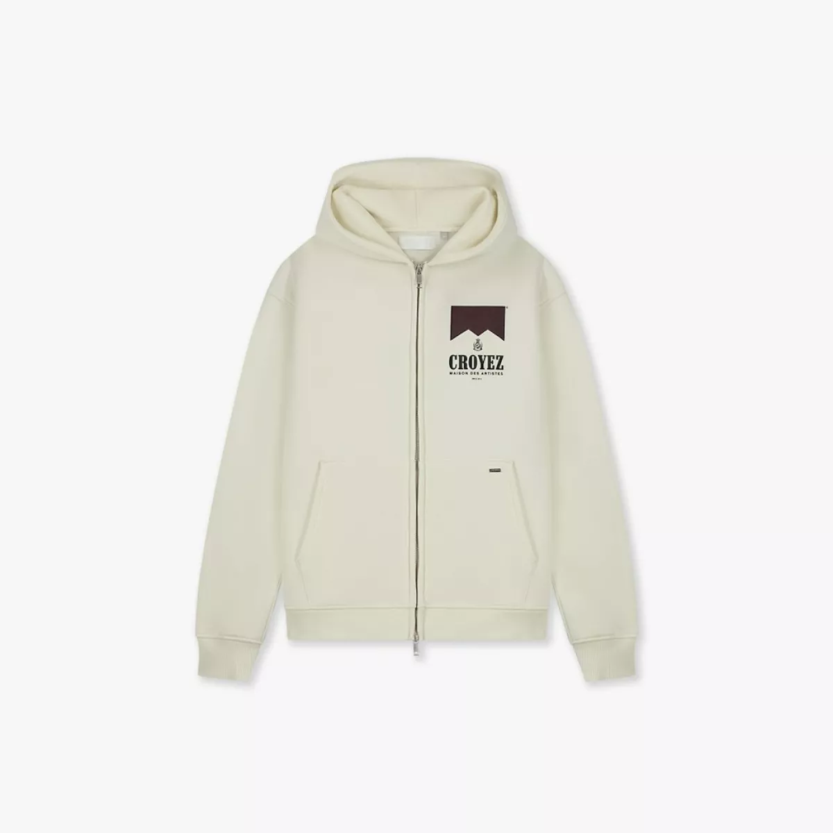 Croyez-Maison fumes zip hoodie-CRA20026011-40002 Off white-OFF WHITE