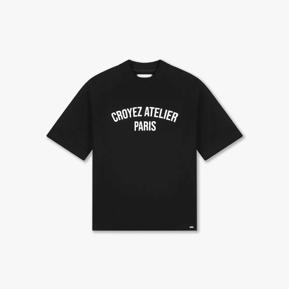 Croyez-Raglan t-shirt-CRB20026005-49001 Black-ZWART