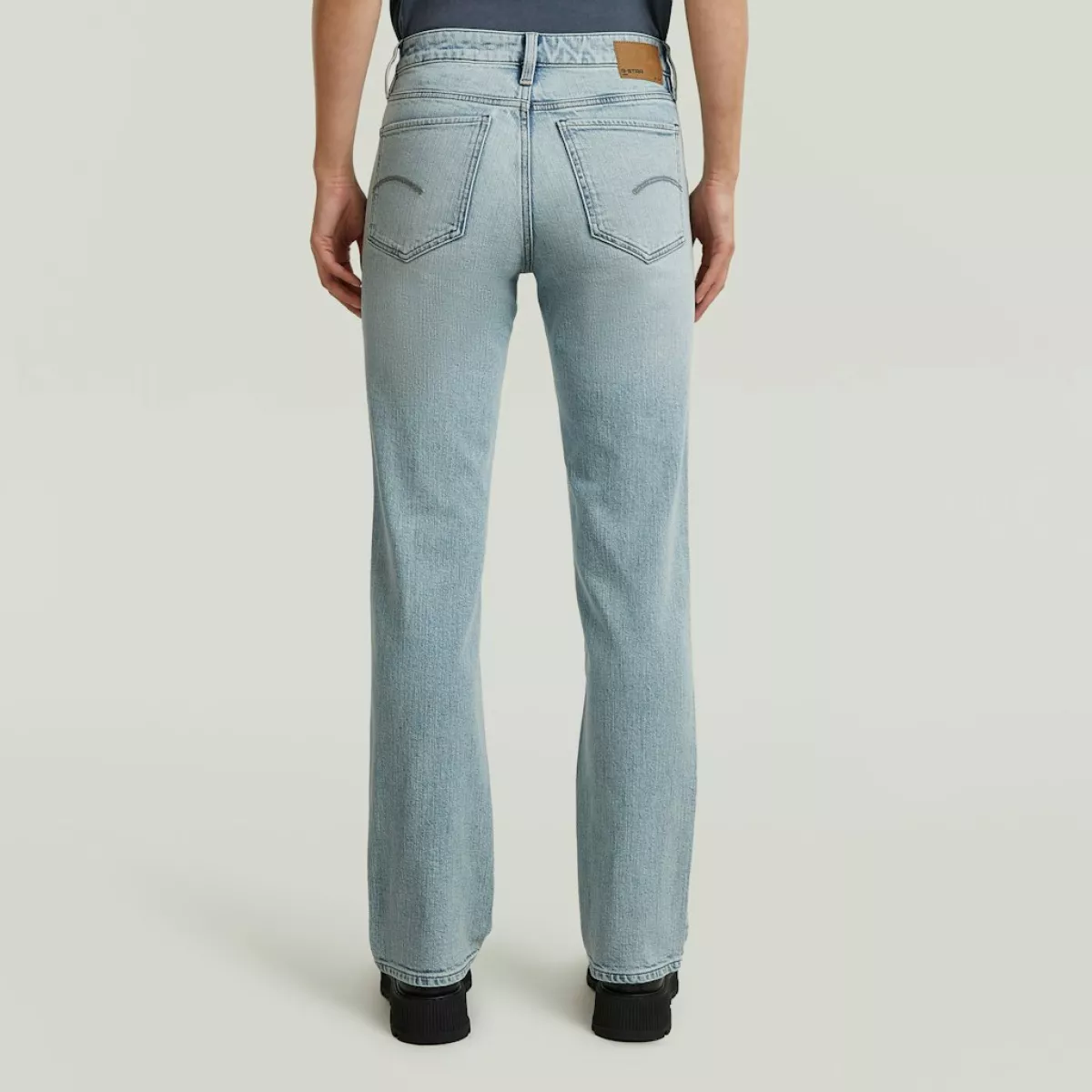 G-STAR-G-straight jeans-D26163-E205-H918 sun faded blue galena-DENIM