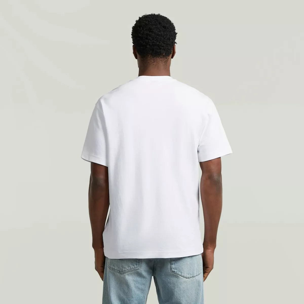 G-STAR-True regular structured t-shirt-D28609-C812-110 white-OFF WHITE