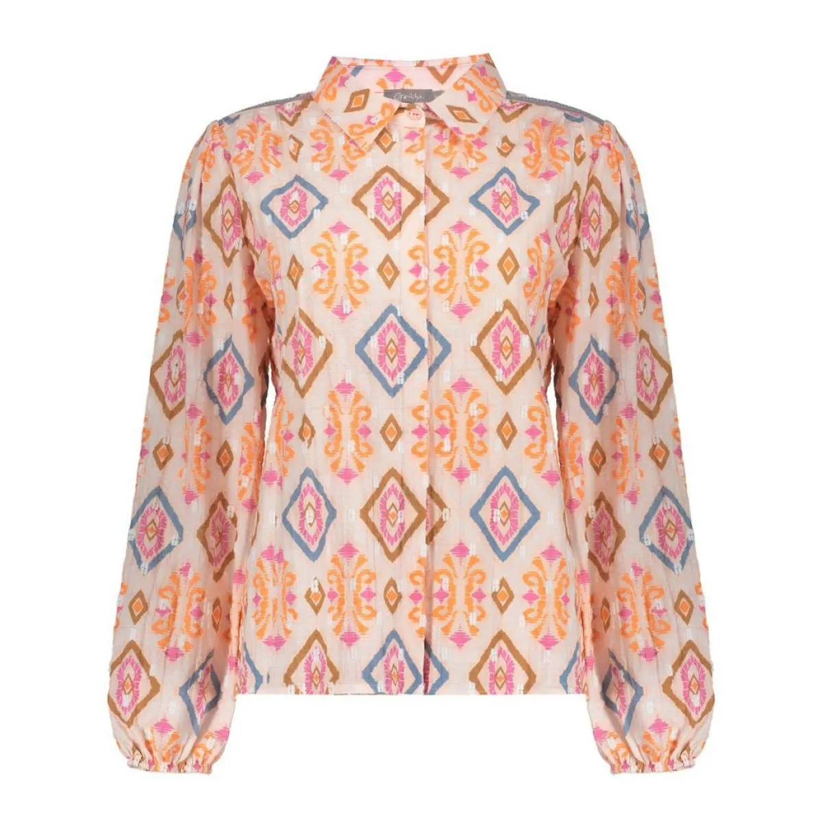 GEISHA-Blouse-63220-20-422 light pink/chambray-LICHT ROZE