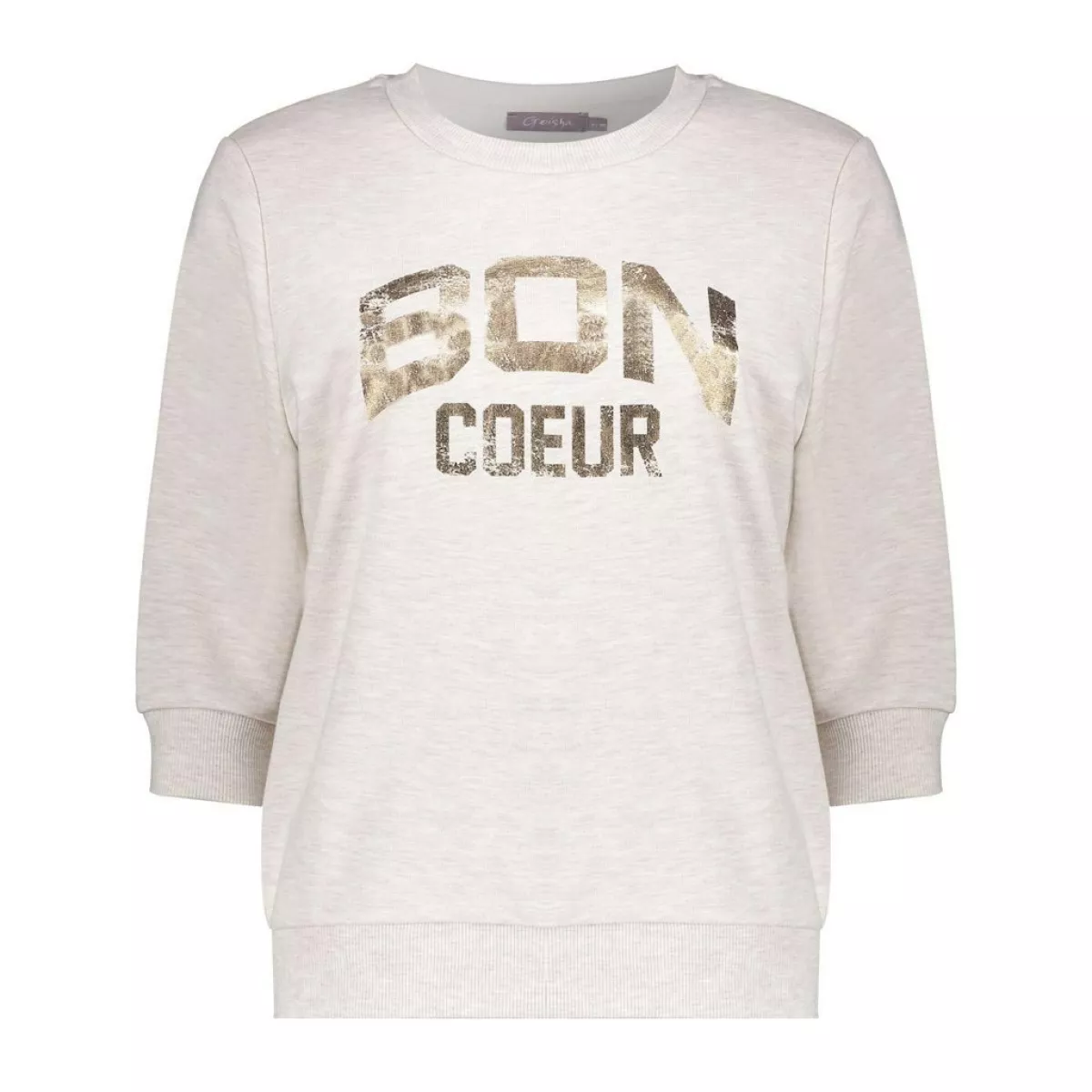 GEISHA-Sweater foil-62071-24-715 beige melange-CREME