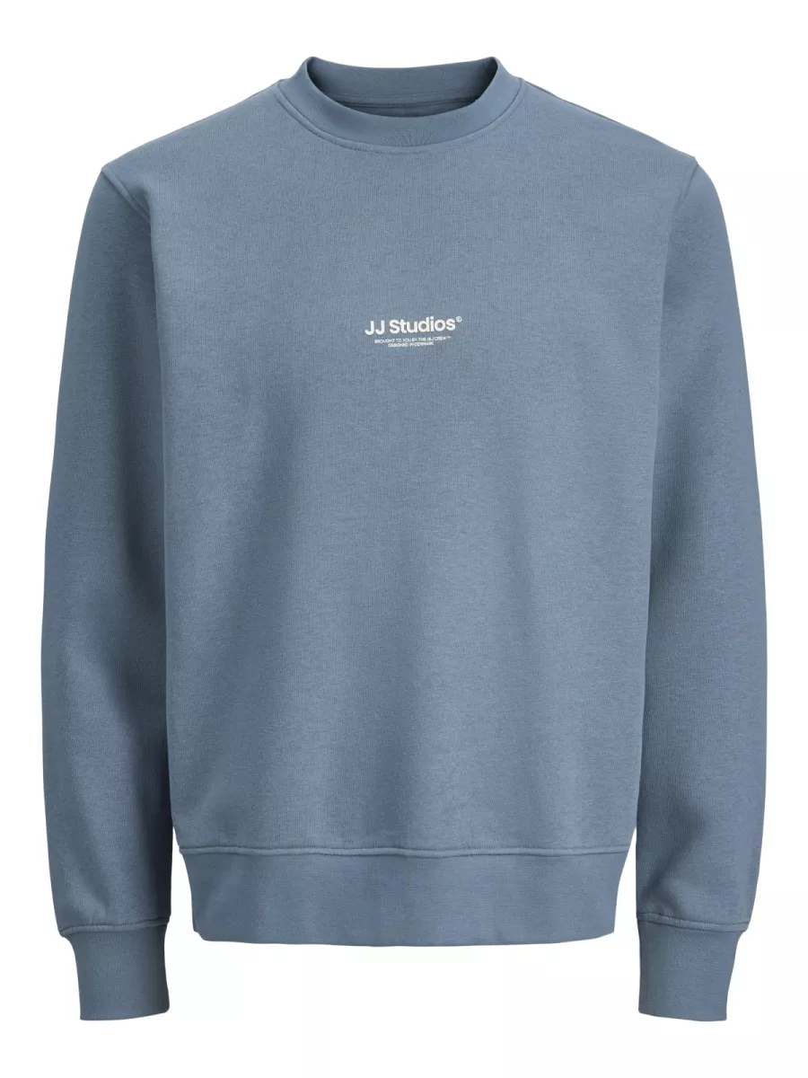 JACK & JONES-JJESOHO SWEAT CREW NECK NOOS-12278791-Blue mirage-BLUE