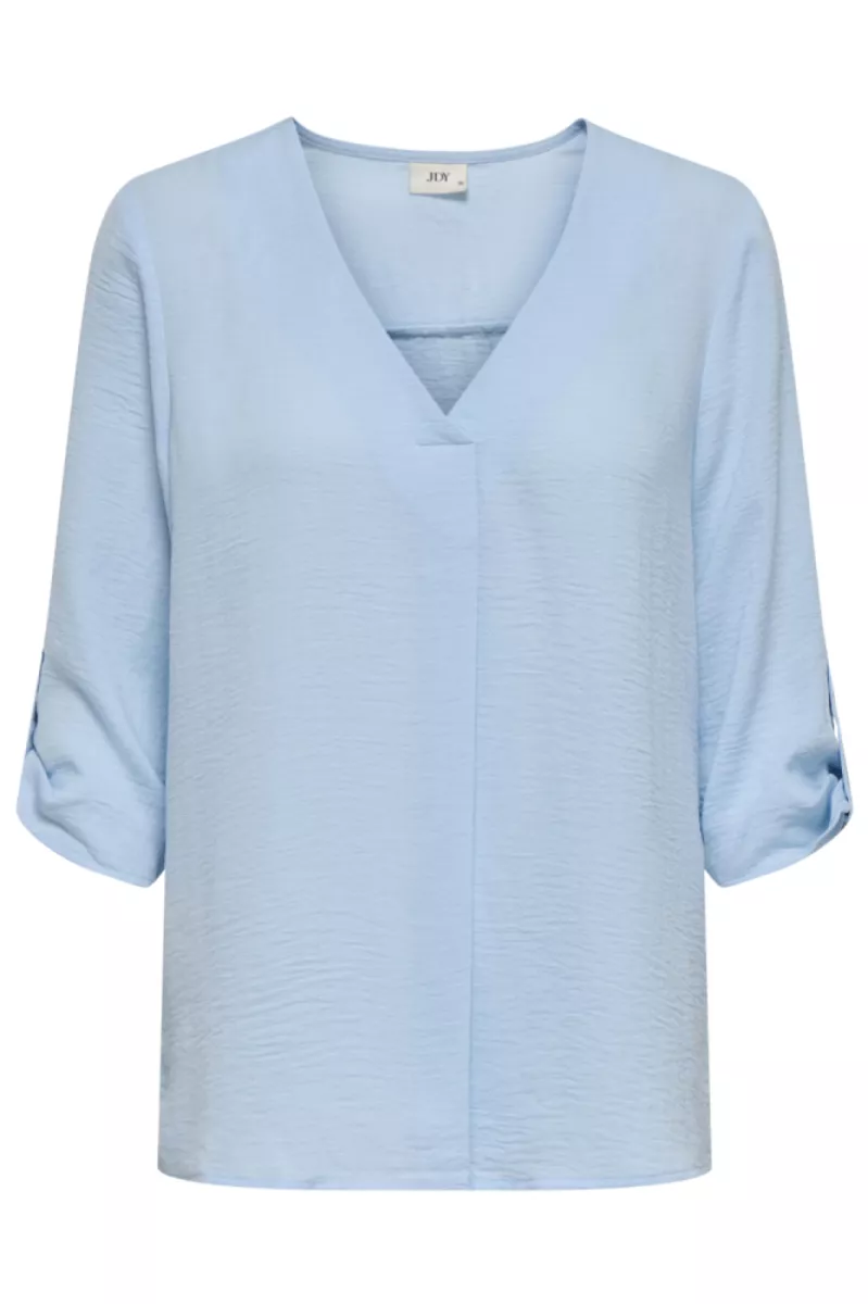 JDY-JDYDIVYA LIFE 3/4 TOP WVN NOOS-15226911-Cerulean-LICHT BLAUW