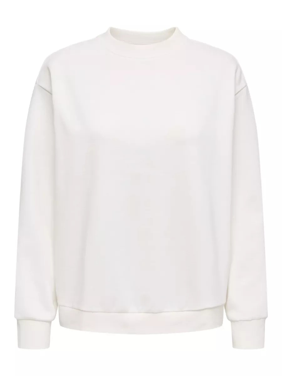 JDY-JDYNANNA LIFE L/S TEXT SWEAT JRS DI-15364514-Cloud Dancer-CREME