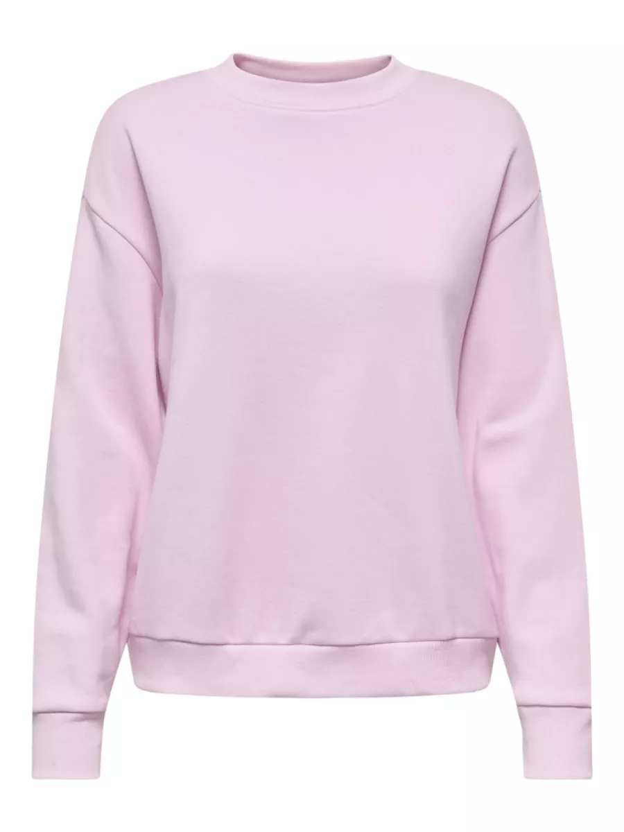 JDY-JDYNANNA LIFE L/S TEXT SWEAT JRS DI-15364514-Pink Lady-PINK