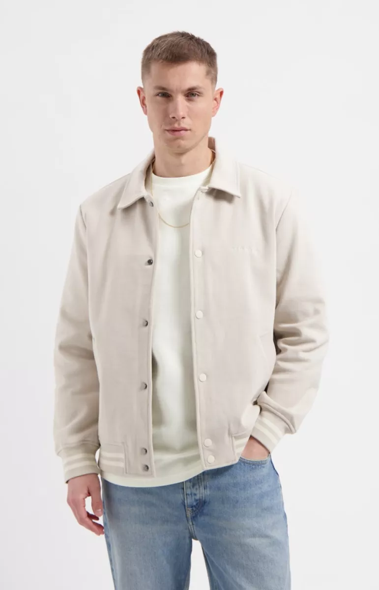 Law of the Sea-Clyne structured jersey jacket-10325-808 sand-ZAND