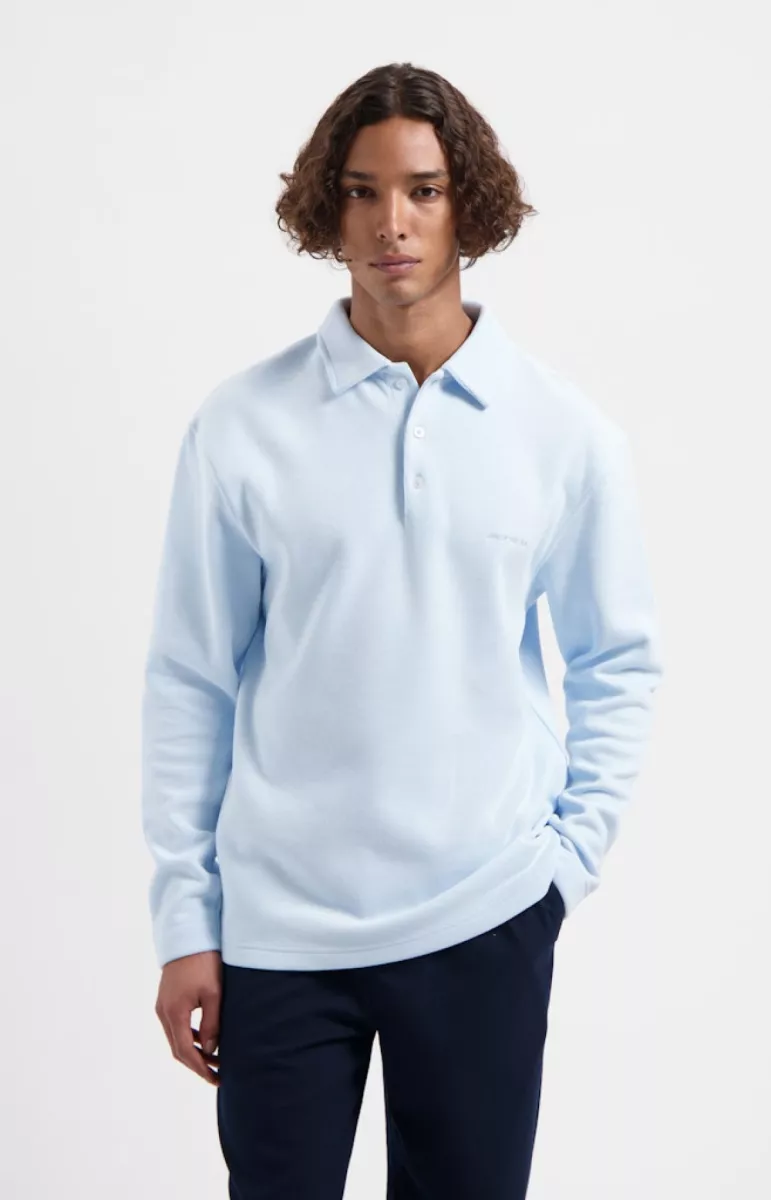 Law of the Sea-Erato polo sweat-10362-311 nantucket breeze-LICHT BLAUW