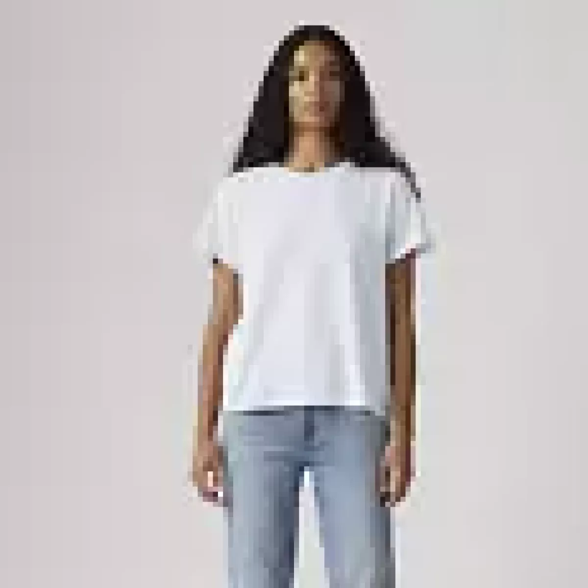 LEVI STRAUSS-Favorite Cotton Tee-005J2-0022-LICHT BLAUW