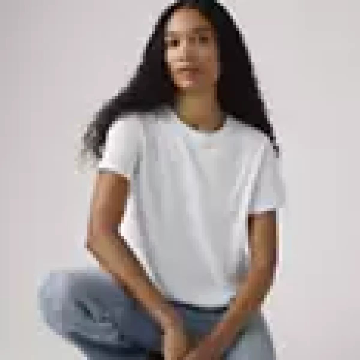 LEVI STRAUSS-Favorite Cotton Tee-005J2-0022-LICHT BLAUW