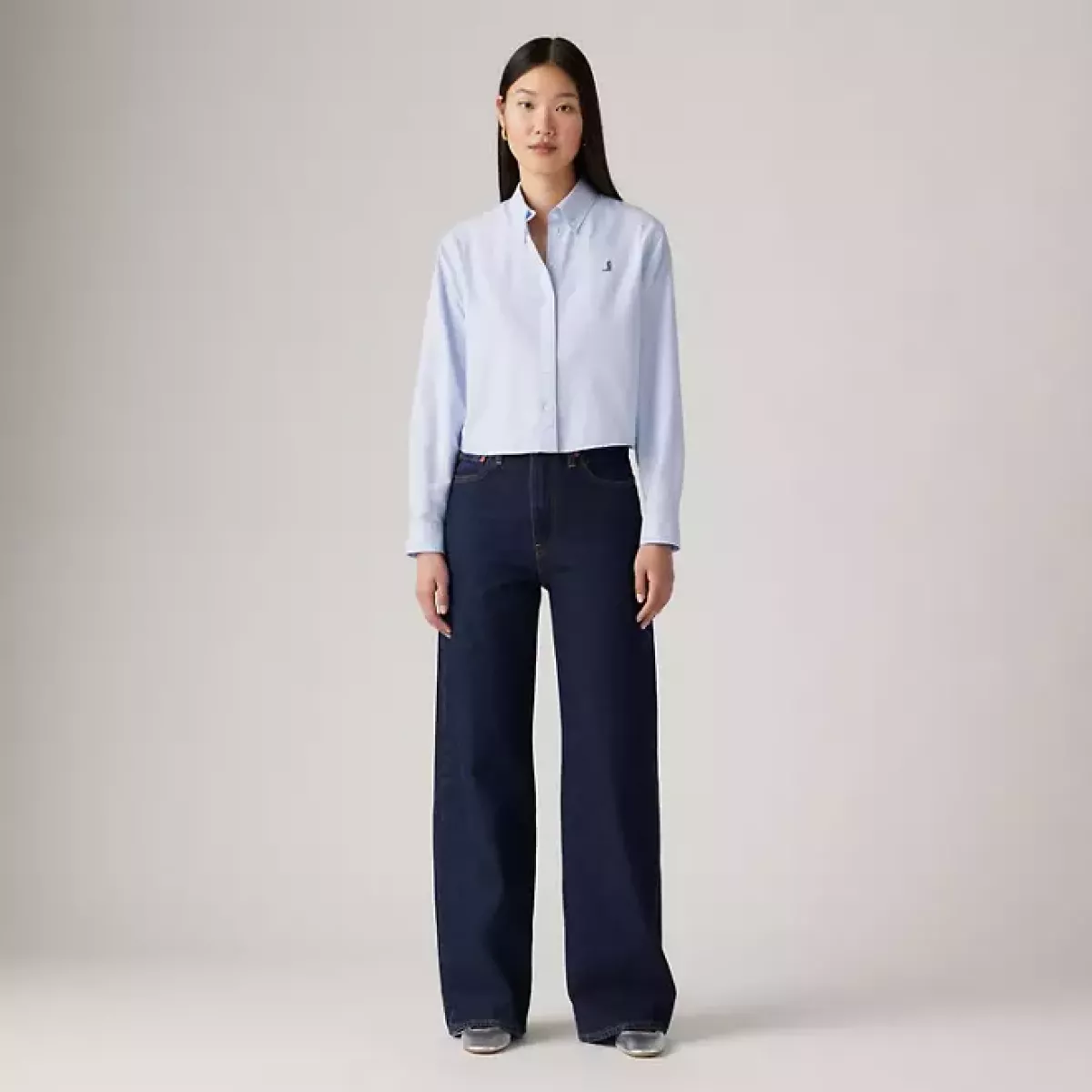 LEVI STRAUSS-Ribcage Wide Leg H223 Shaded View-A6081-0019-JEANS