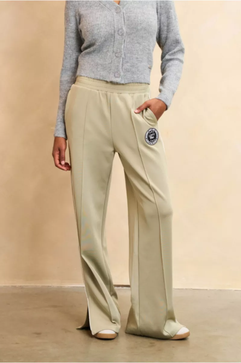 LOFTY MANNER--QM31 - Trouser Jill-475 light green-LEGERGROEN