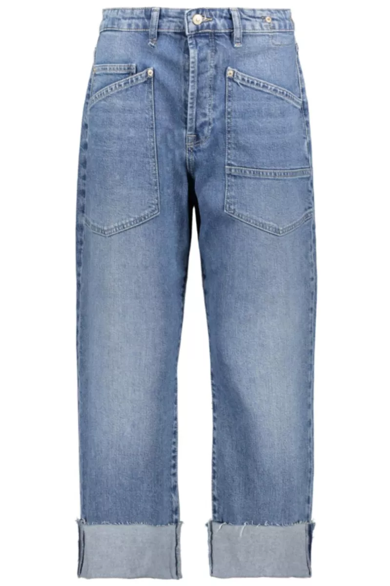 MAC-BAGGY; L; D438; Trousers MAC Ladies-0361231490-D438-DENIM