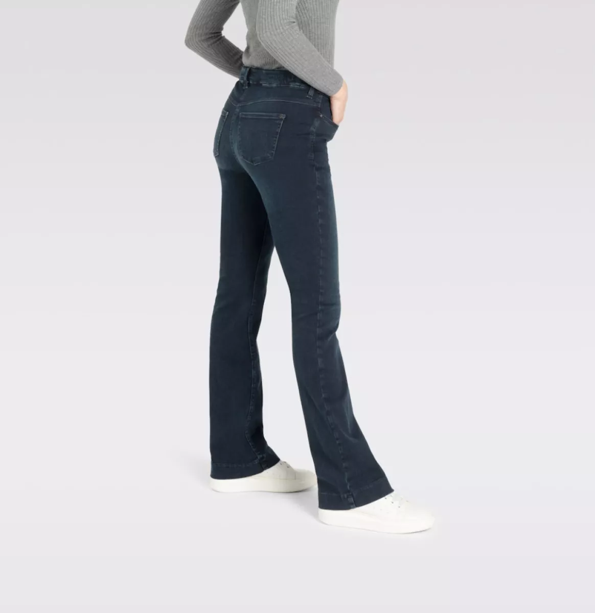 MAC-DREAM BOOT; 2; D858; Trousers MAC Ladies-0358L542990-D858 Midnight blue-DENIM