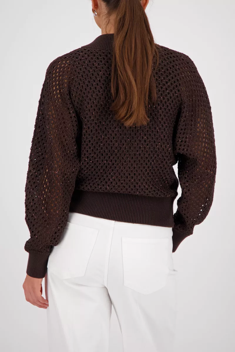 monari-ajour-cardigan-410388-564-dark-chocolate-donker-bruin-2 Monari-Ajour cardigan-410388-564 Dark chocolate-DONKER BRUIN