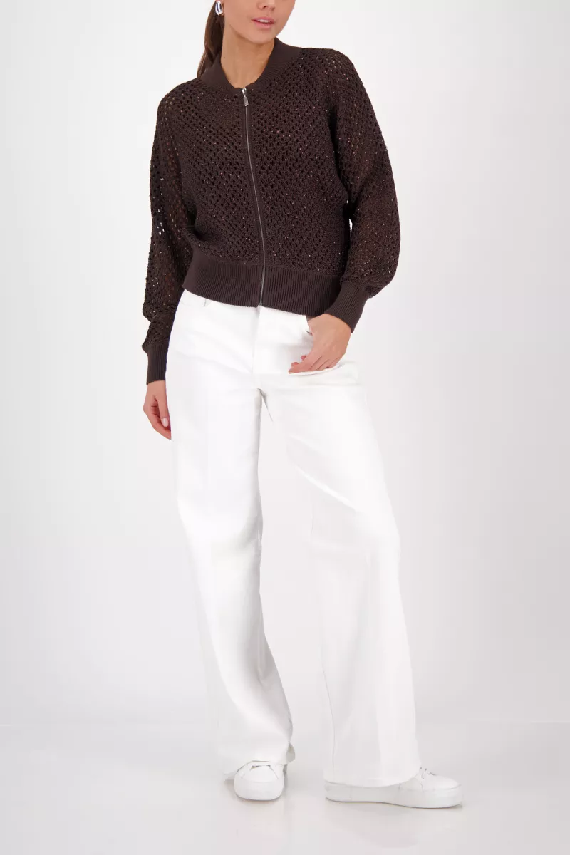 monari-ajour-cardigan-410388-564-dark-chocolate-donker-bruin-4 Monari-Ajour cardigan-410388-564 Dark chocolate-DONKER BRUIN